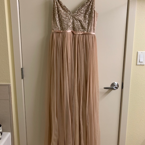 BHLDN AVERY DRESS - BLUSH - Picture 7 of 15